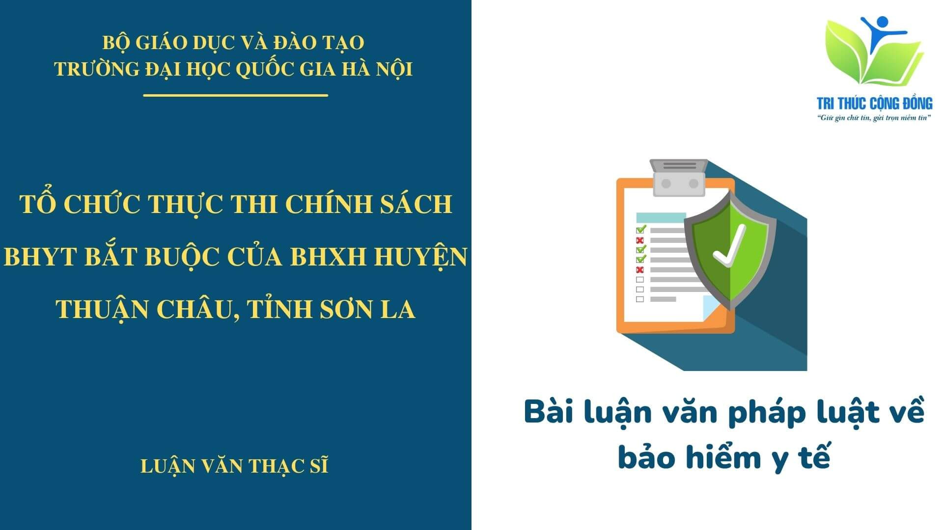Bài luận văn pháp luật về bảo hiểm y tế Bài luận văn pháp luật về bảo hiểm y tế
