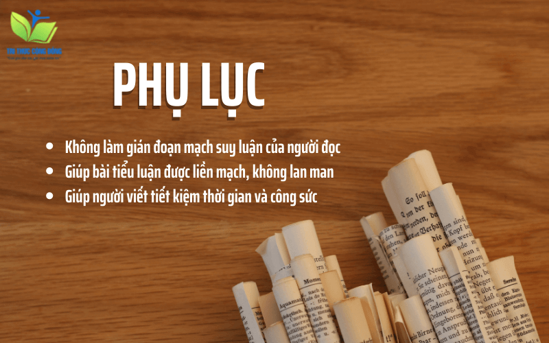 Phụ lục Phụ lục