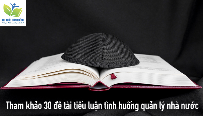 Tham khảo 30 đề tài tiểu luận tình huống quản lý nhà nước