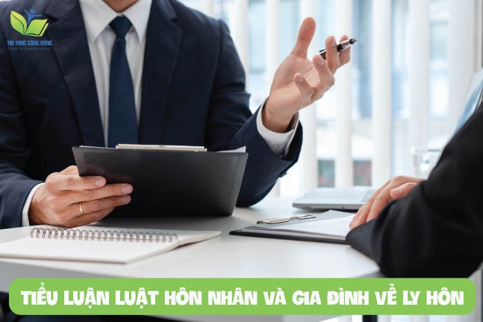 Tiểu luận luật hôn nhân và gia đình về ly hôn Tiểu luận luật hôn nhân và gia đình về ly hôn