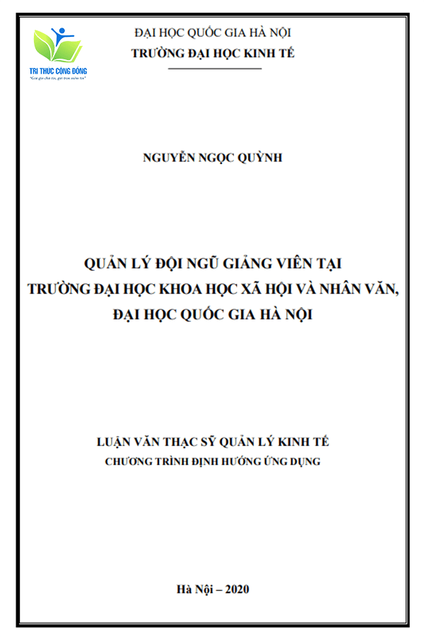 Mẫu luận văn đại học kinh tế xuất sắc nhất Mẫu luận văn đại học kinh tế xuất sắc nhất