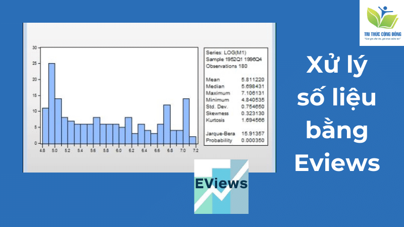 Xử lý số liệu thống kê bằng Eviews Xử lý số liệu thống kê bằng Eviews