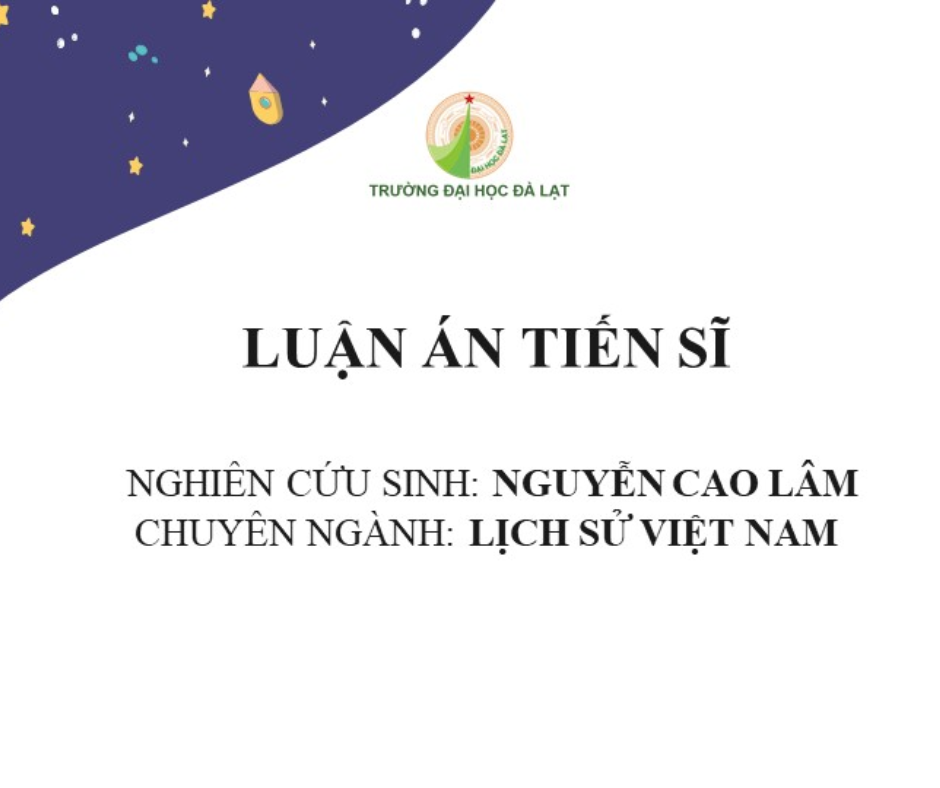 Cấu trúc của Luận án tiến sĩ Lịch sử