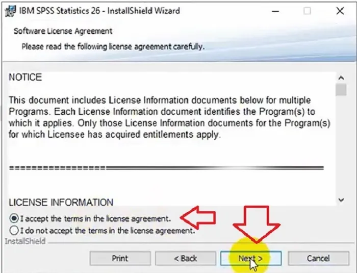 Đồng ý với điều khoản và bấm Next để tiếp tục Đồng ý với điều khoản và bấm Next để tiếp tục