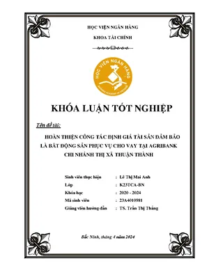 Mẫu bìa khóa luận tốt nghiệp Học viện Ngân hàng Mẫu bìa khóa luận tốt nghiệp Học viện Ngân hàng