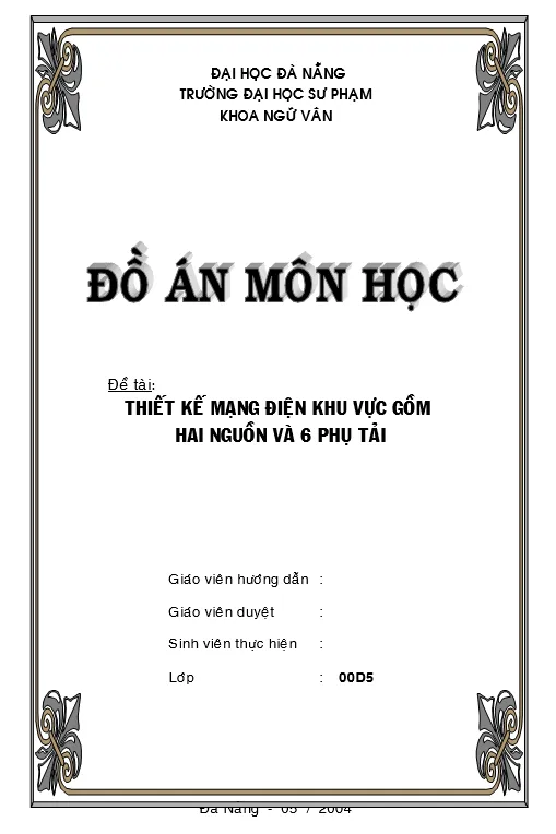Khoa Ngữ Văn Sư Phạm Đà Nẵng cũng có mẫu bìa môn học đẹp