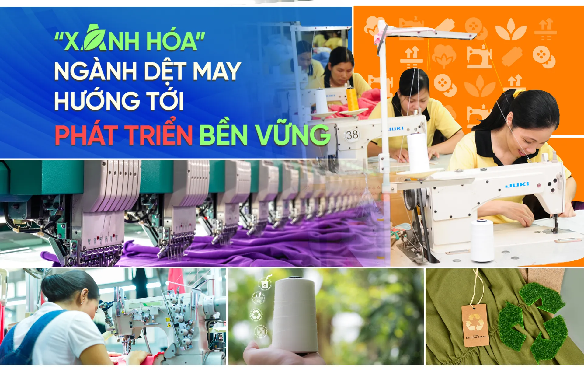 Đề tài nghiên cứu giảm thiểu tác động môi trường, tái chế và phát triển bền vững trong may mặc.