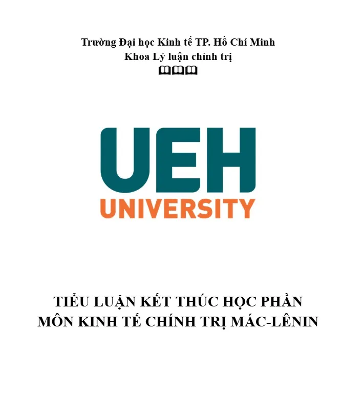 Tiểu luận Kinh tế chính trị Mác – Lênin