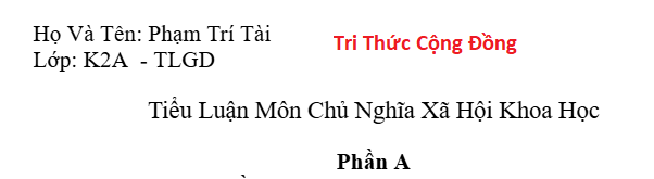 Tính tất yếu của việc xây dựng nhà nước Xã hội Chủ nghĩa ở Việt Nam