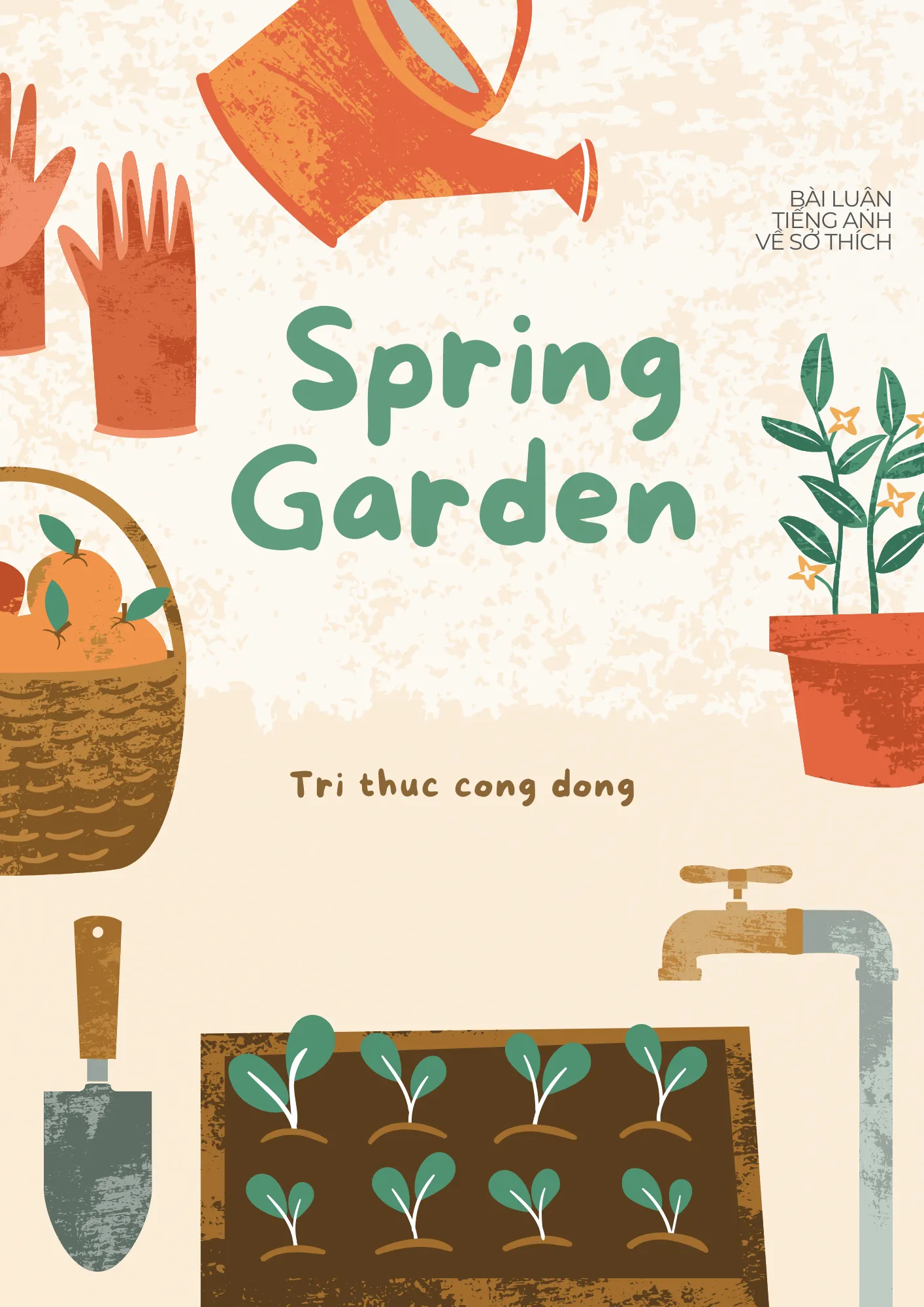 Bài luận tiếng Anh về sở thích làm vườn
