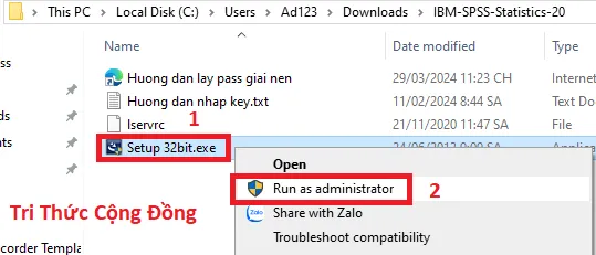 Giải nén SPSS 20 miễn phí full crack