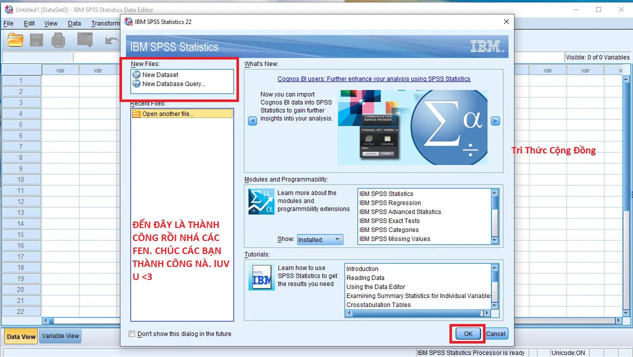 Tải SPSS 22 miễn phí full crack