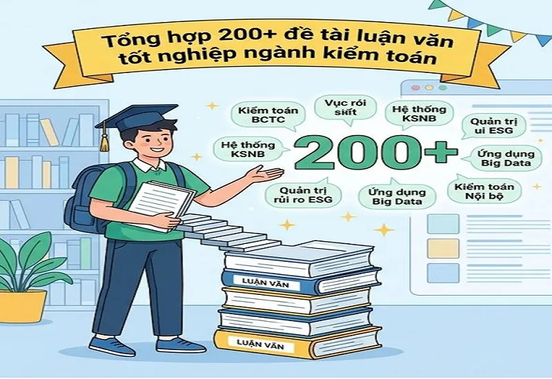 Tổng hợp 200+ đề tài luận văn tốt nghiệp ngành kiểm toán tiêu biểu