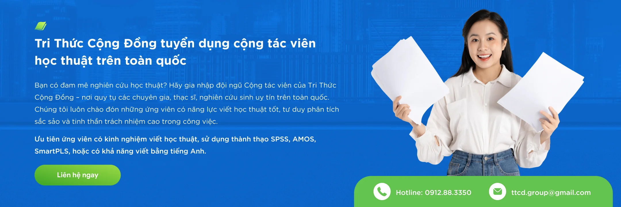 Cơ Hội Trở Thành Cộng Tác Viên Học Thuật Uy Tín