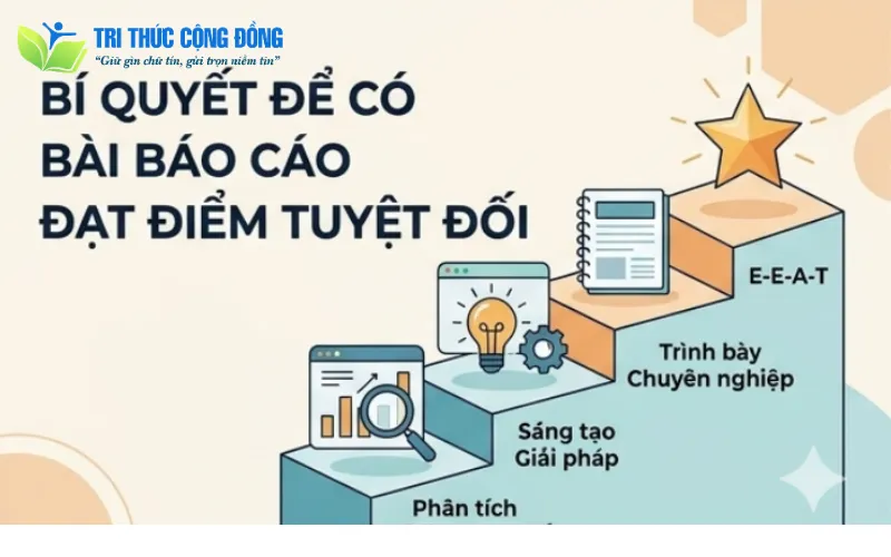 Bí quyết để có bài báo cáo đạt điểm tuyệt đối