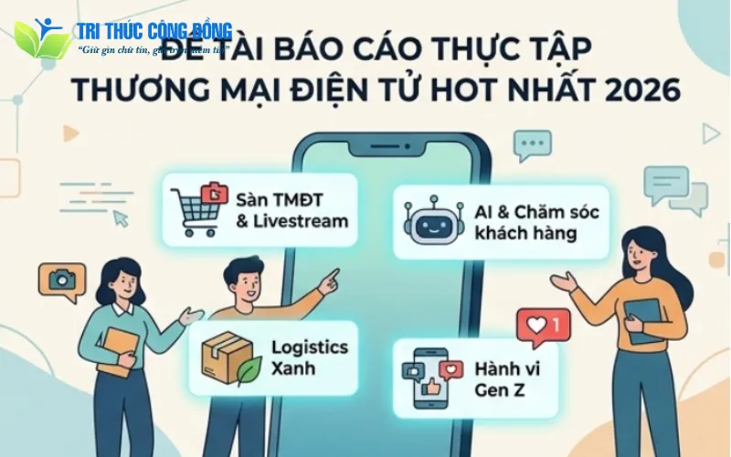 Đề tài báo cáo thực tập thương mại điện tử Hot nhất 2026