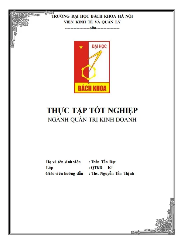 Phân tích và đề xuất biện pháp nâng cao hiệu quả sản xuất kinh doanh tại Công ty TNHH May Xuất Khẩu Việt Thành