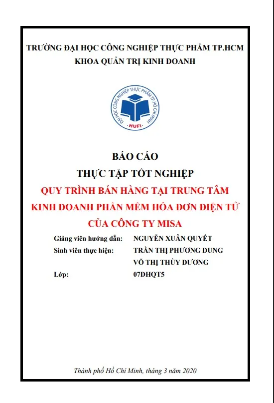 Quy trình bán hàng tại trung tâm kinh doanh phần mềm hóa đơn điện tử của công ty Misa