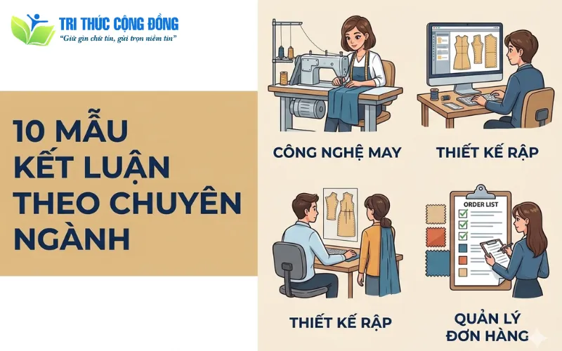 Tổng hợp các mẫu kết luận báo cáo thực tập ngành may