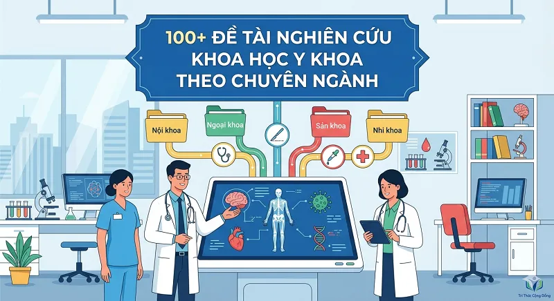 100+ đề tài nghiên cứu khoa học y khoa theo chuyên ngành
