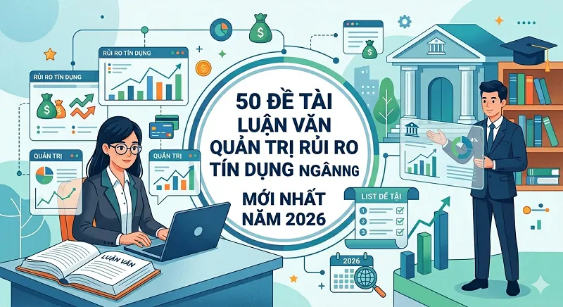 50 đề tài luận văn quản trị rủi ro tín dụng ngân hàng mới nhất năm 2026
