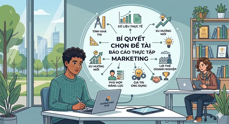 Bí quyết chọn đề tài báo cáo thực tập marketing