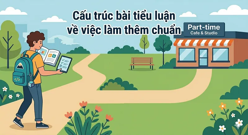 Cấu trúc bài tiểu luận về việc làm thêm chuẩn