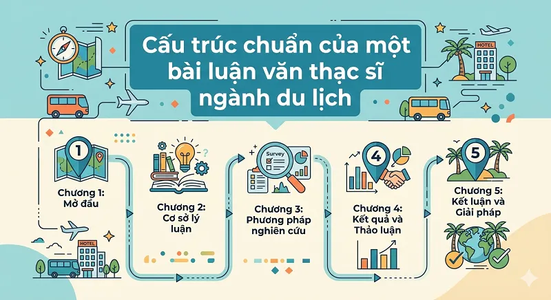 Cấu trúc chuẩn của một bài luận văn thạc sĩ ngành du lịch Cấu trúc chuẩn của một bài luận văn thạc sĩ ngành du lịch