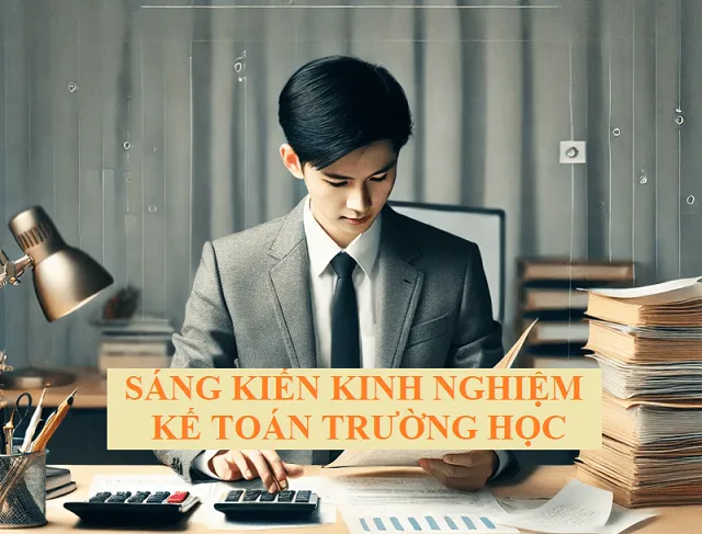 đề tài sáng kiến kinh nghiệm kế toán trường học mới nhất