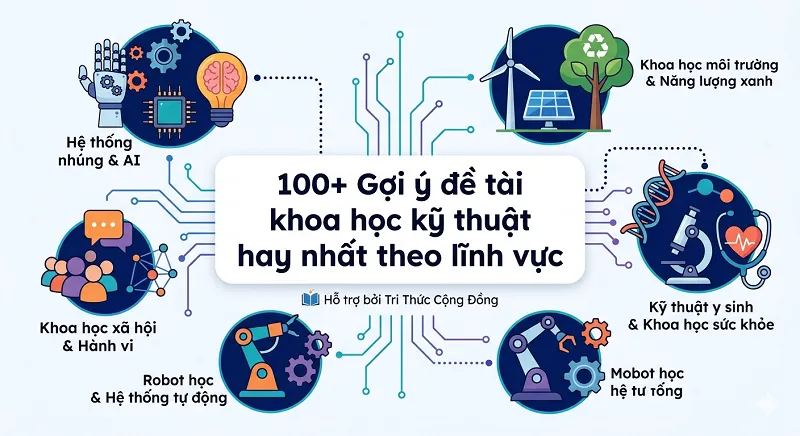 Tổng hợp 100 đề tài khoa học kỹ thuật hay nhất theo lĩnh vực