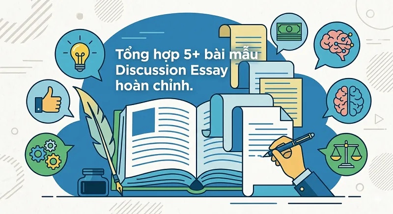 Tổng hợp 5+ bài mẫu Discussion Essay hoàn chỉnh Tổng hợp 5+ bài mẫu Discussion Essay hoàn chỉnh