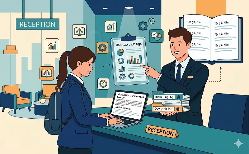 Tổng hợp các nguồn tài liệu tham khảo báo cáo thực tập khách sạn